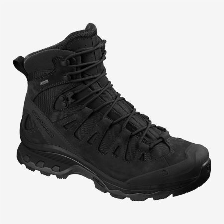 Salomon QUEST 4D GTX FORCES 2 EN Mens Tactical Boots Black UK WJAV